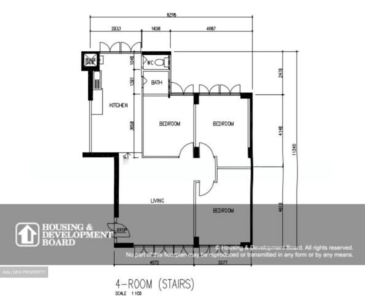 Blk 34 Marine Crescent Ville (Marine Parade), HDB 4 Rooms #566384721